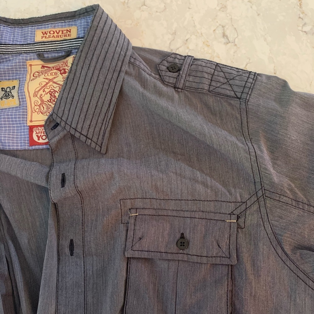 Men’s Sovereign Code button down shirt - Picture 2 of 6